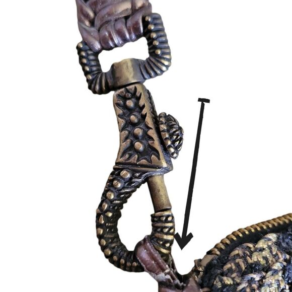 Eric Javits Metalic Woven Shoulder Bag - Picture 5 of 7